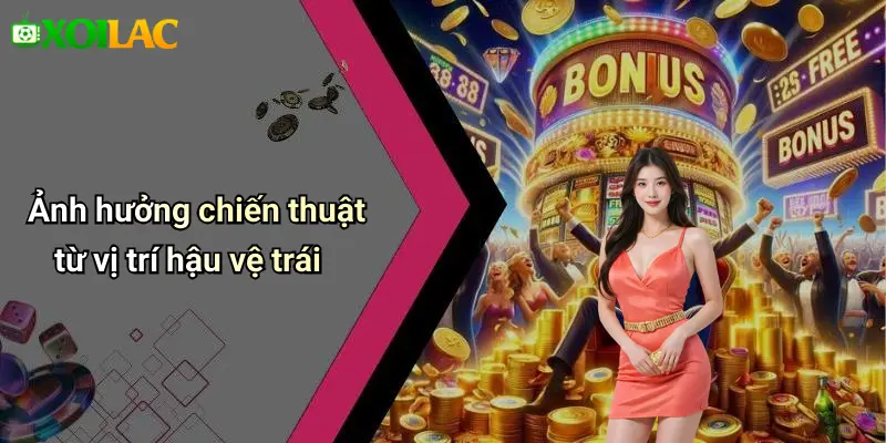 Ảnh hưởng chiến thuật từ vị trí hậu vệ trái