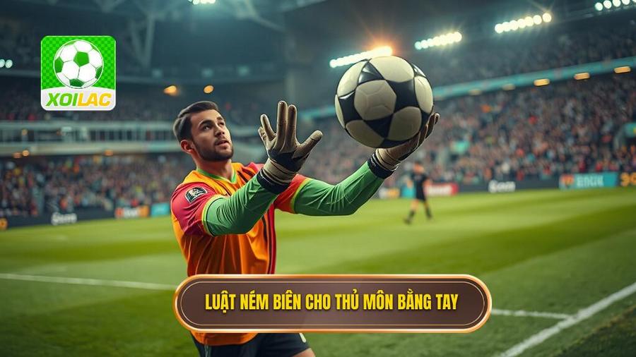 1. Luật ném biên cho thủ môn bằng tay