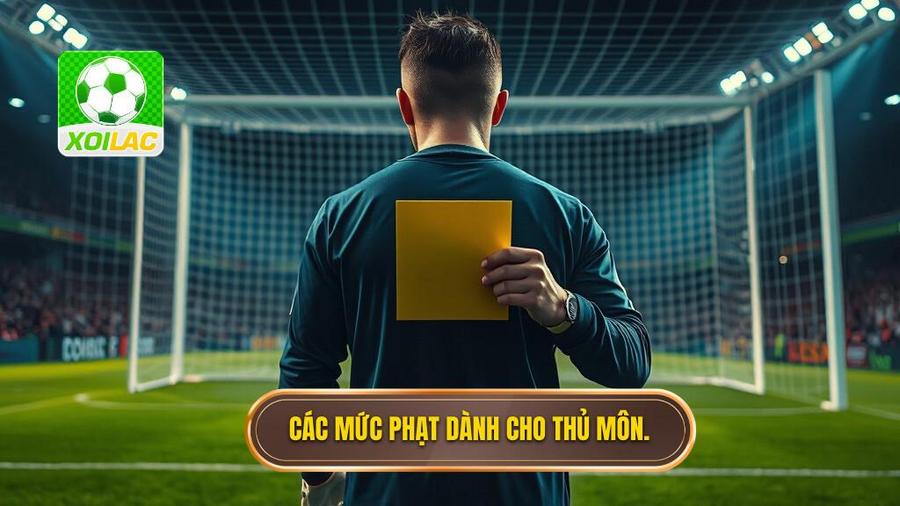 2. Các mức phạt dành cho thủ môn.
