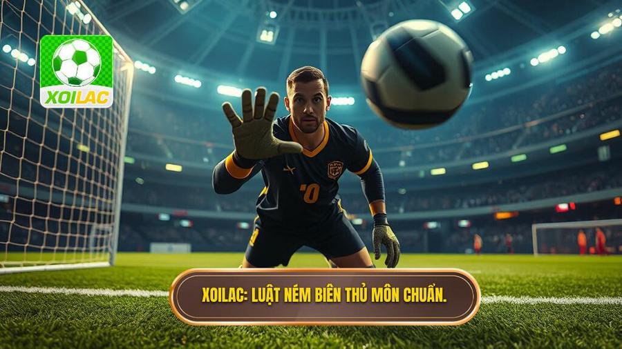 XOILAC_ Luật ném biên thủ môn chuẩn.