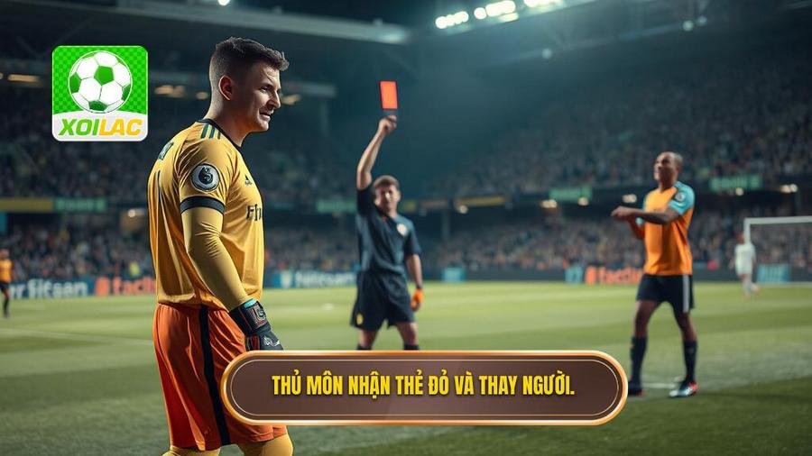 1. Quy định của FIFA: Thủ môn bị thẻ đỏ thì ai bắt gôn?