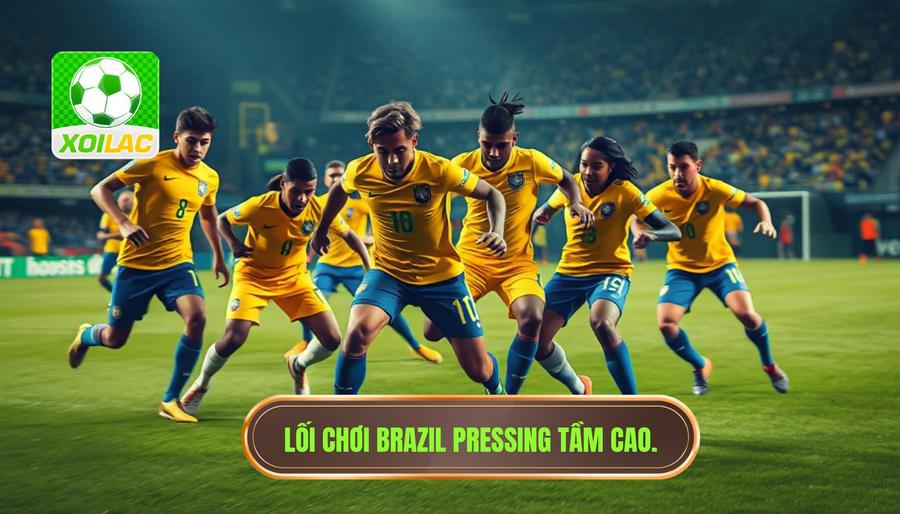 Bản chất của lối chơi Brazil pressing cực mạnh từ đầu trận