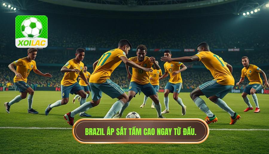 Tại sao Brazil chọn pressing cực mạnh ngay từ đầu?