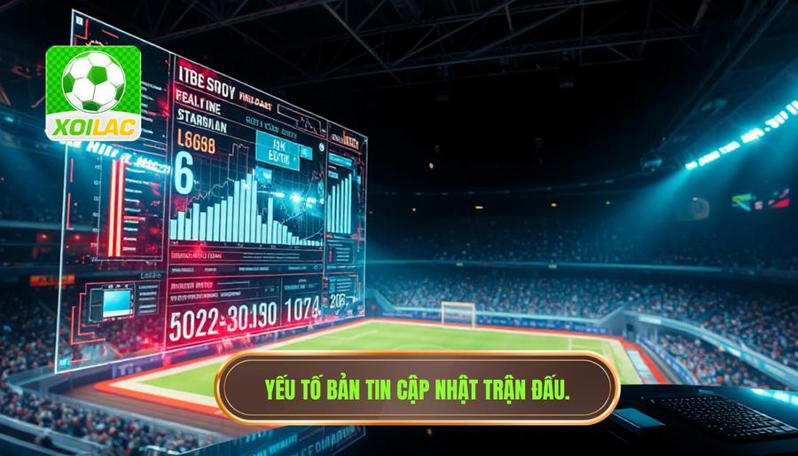 Các yếu tố then chốt trong bản tin cập nhật diễn biến trận đấu từng phút