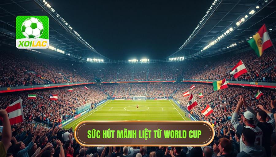 Tại sao những trận đấu tại World Cup luôn có sức hút mãnh liệt?